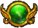Green Gates of Olympus multiplier orb